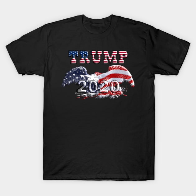 Trump 2020 T-Shirt by Politics and Puppies